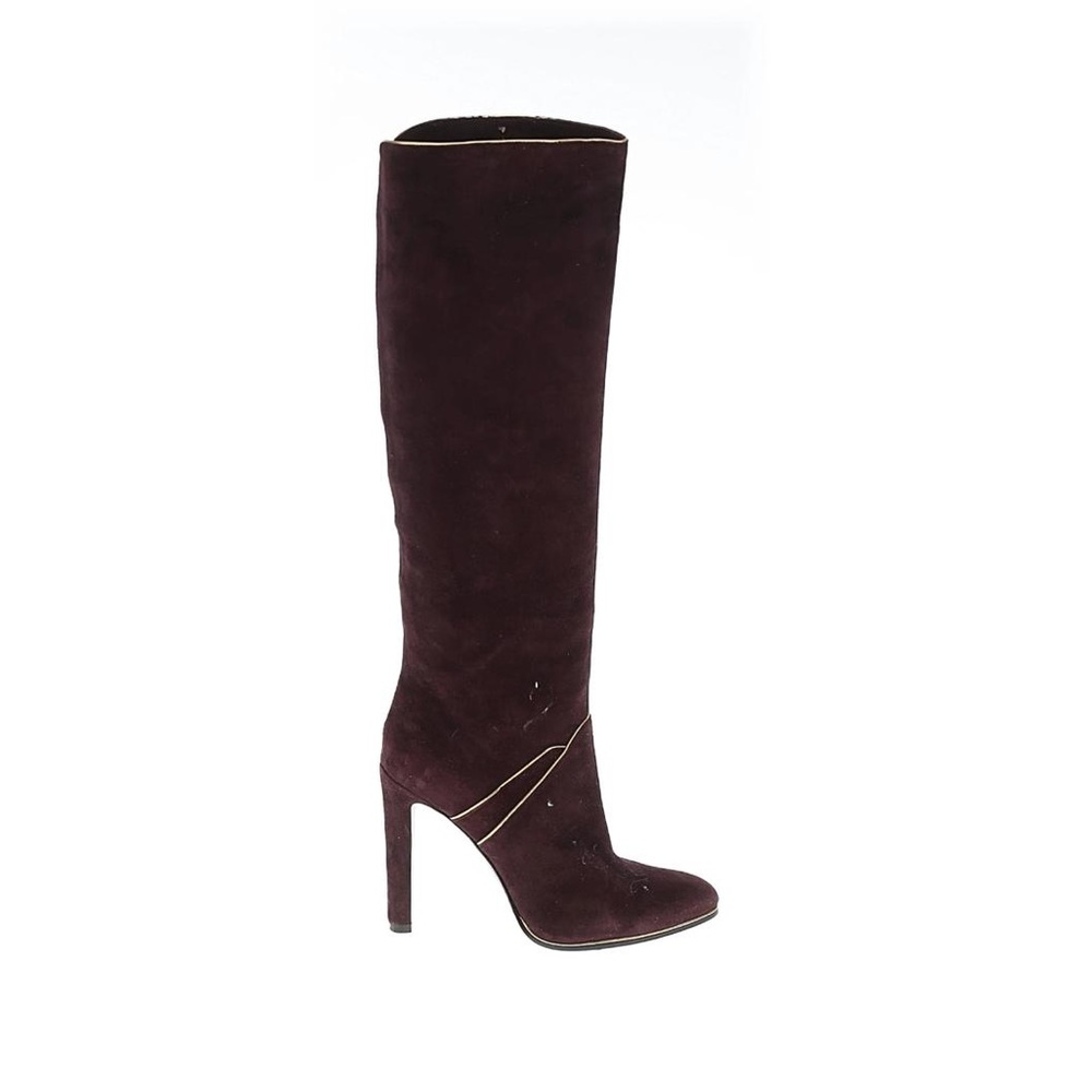 Etro Leather Knee-High Burgundy Women's Boots IT38
